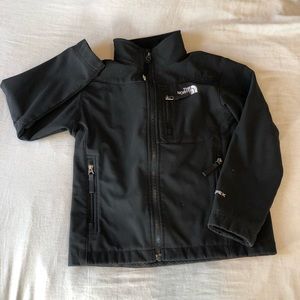 The north face brand kids black jacket.